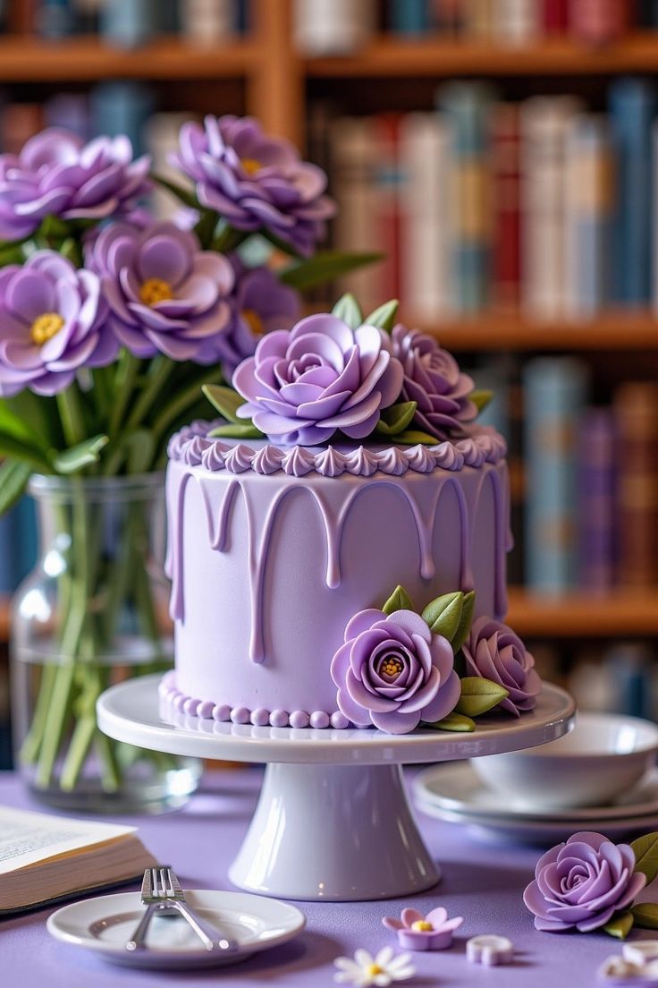 Rosewater or Lavender Cake